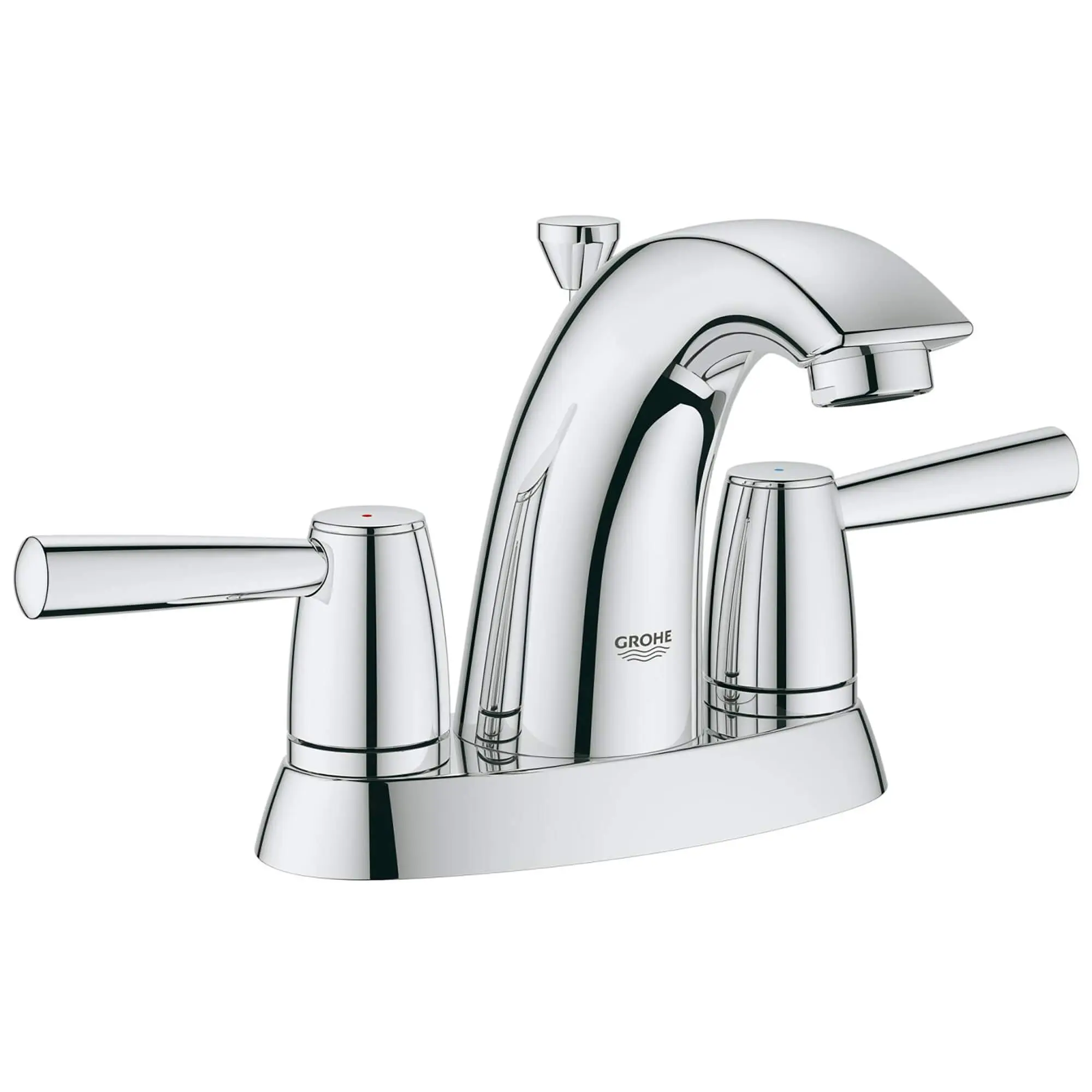 4-inch Centerset 2-Handle Bathroom Faucet 1.2 GPM